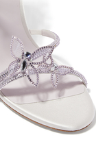 Butterfly Crystal Embellished 105 Sandals